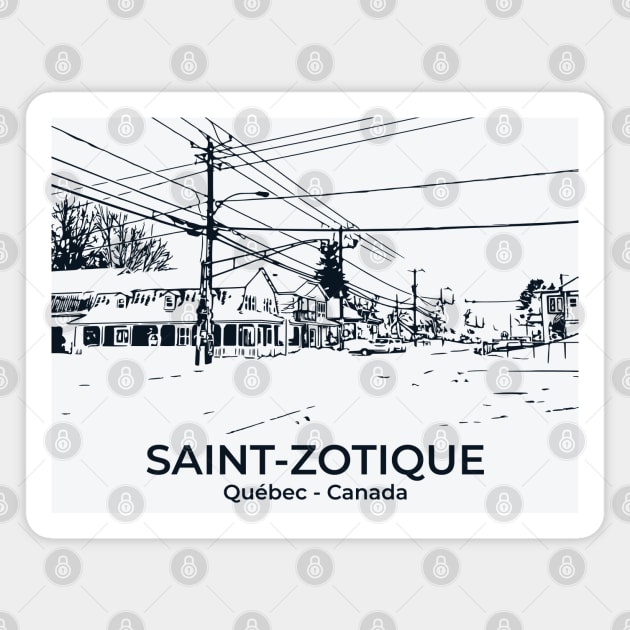 Saint-Zotique - Québec Magnet by Lakeric